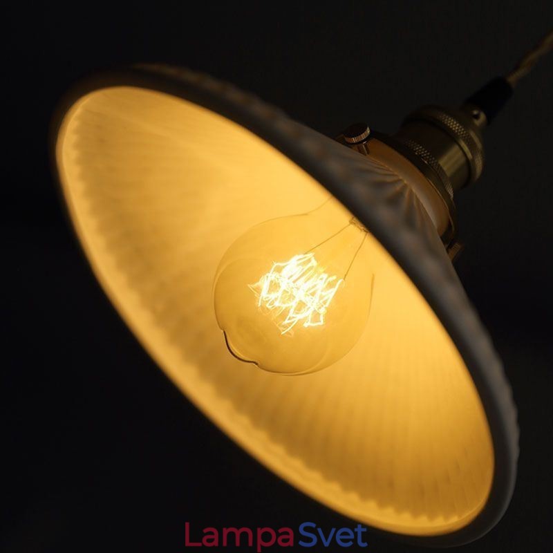 Retro skladaná závesná lampa z keramiky v japonskom štýle