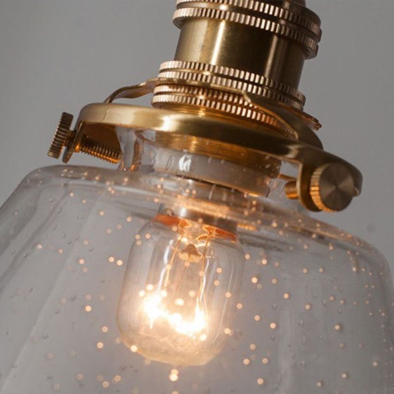1 Light Diamond Glass Pendant Light Bubble Glass Svietidlo