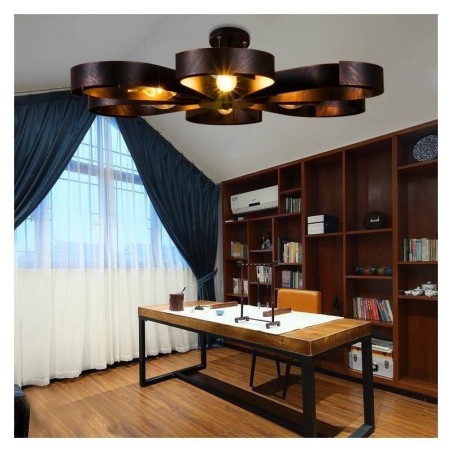 Moderné vintage stropné svietidlo železné závesné svietidlo v tvare kvetu Moderné vintage stropné svietidlo železné závesné svietidlo v tvare kvetu