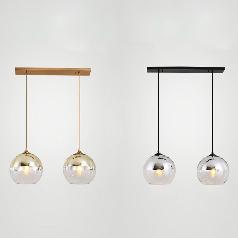 Creative Iron+Glass Globe Pendant Light Dekoratívne osvetlenie