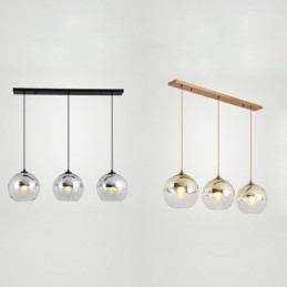 Creative Iron+Glass Globe Pendant Light Dekoratívne osvetlenie