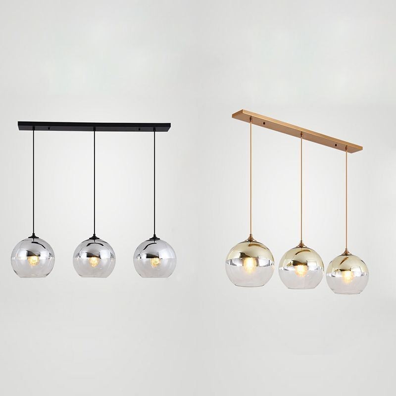 Creative Iron+Glass Globe Pendant Light Dekoratívne osvetlenie