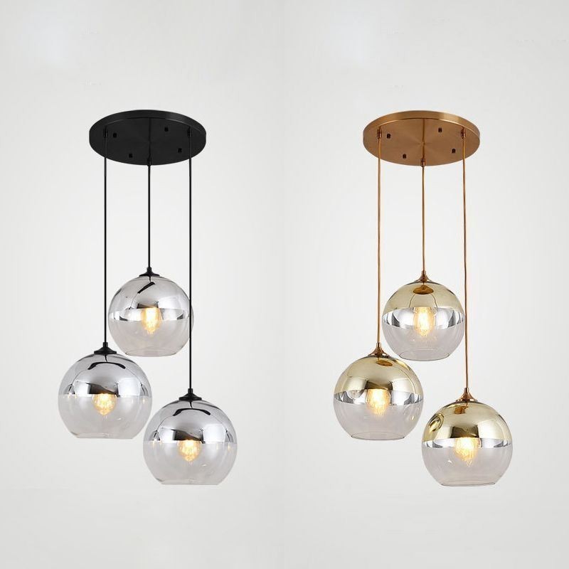 Creative Iron+Glass Globe Pendant Light Dekoratívne osvetlenie