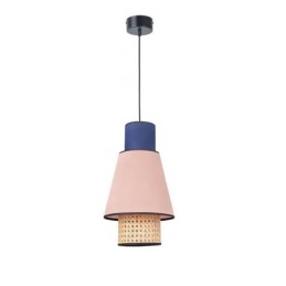 1 Ľahké šaty Tienidlo Závesná lampa Bamboo Weave Lighting