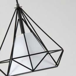Závesné svietidlo v tvare diamantu Moderné minimalistické dekoratívne svietidlo