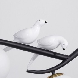 Moderné minimalistické dekoratívne svietidlo so 4 lampami