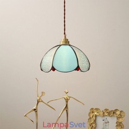 Minimalistická sklenená závesná lampa s jednou hlavou Minimalistická sklenená závesná lampa s jednou hlavou