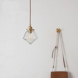 1 Light Diamond Glass Pendant Light Bubble Glass Svietidlo