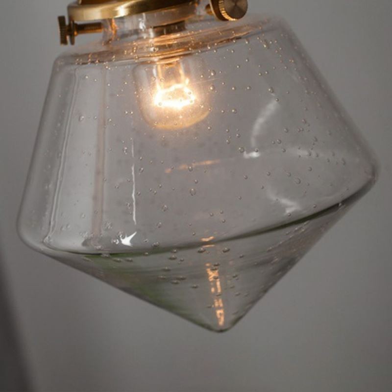 1 Light Diamond Glass Pendant Light Bubble Glass Svietidlo