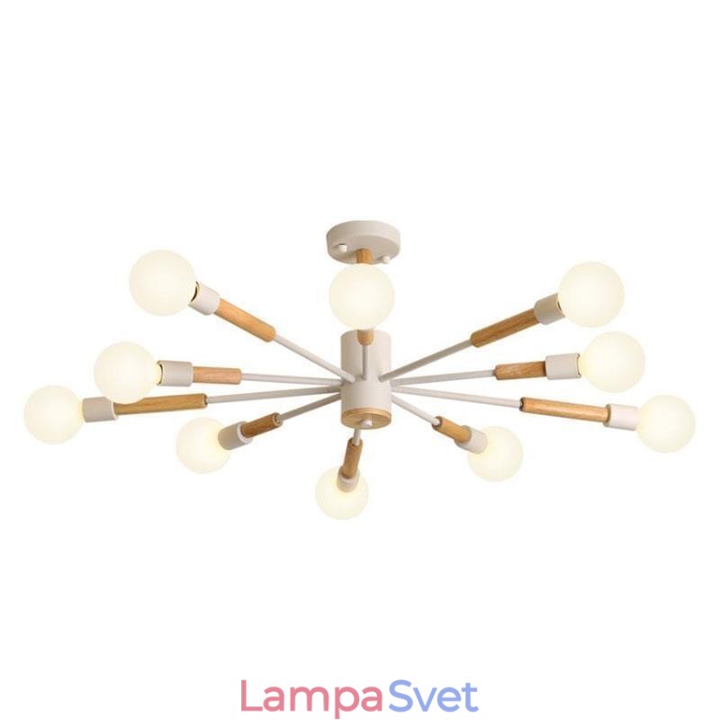 Severské závesné svetlo Creative Magic Bean Log Závesné svetlo