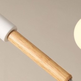 Severské závesné svetlo Creative Magic Bean Log Závesné svetlo