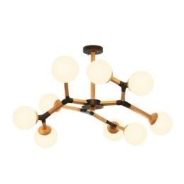 Závesné svietidlo Nordic Magic Bean Light Kreatívne drevené svietidlo