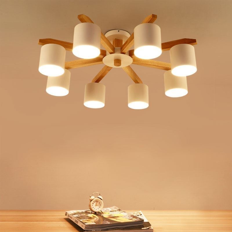 Závesné svietidlo Nordic Log Macaron Light Fitting