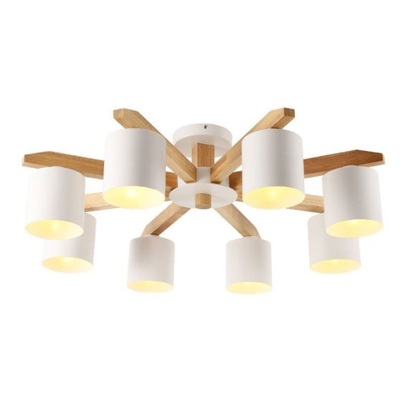 Závesné svietidlo Nordic Log Macaron Light Fitting