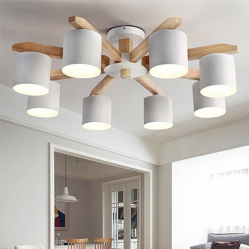Závesné svietidlo Nordic Log Macaron Light Fitting