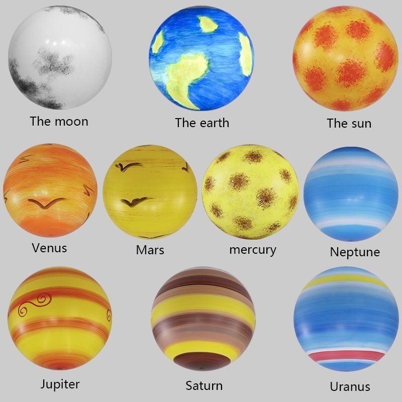 Závesná lampa s dizajnom Nordic Planet Jedinečný luster Planets Solar System