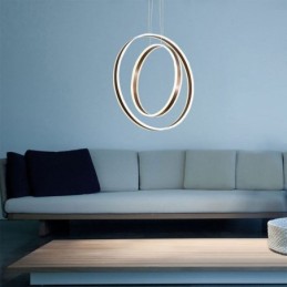 Nordic Pendant Light Akrylový prsteň Tvar Pendant Light