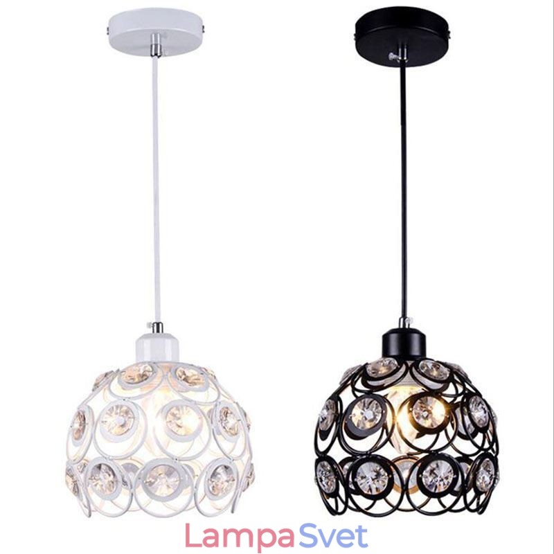 Nápady na ostrovné závesné lampy z dutého krištáľového železa