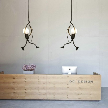 Moderné jednoduché závesné svetlo Little Man Shape Lamp Creative Light Moderné jednoduché závesné svetlo Little Man Shape Lamp Creative Light