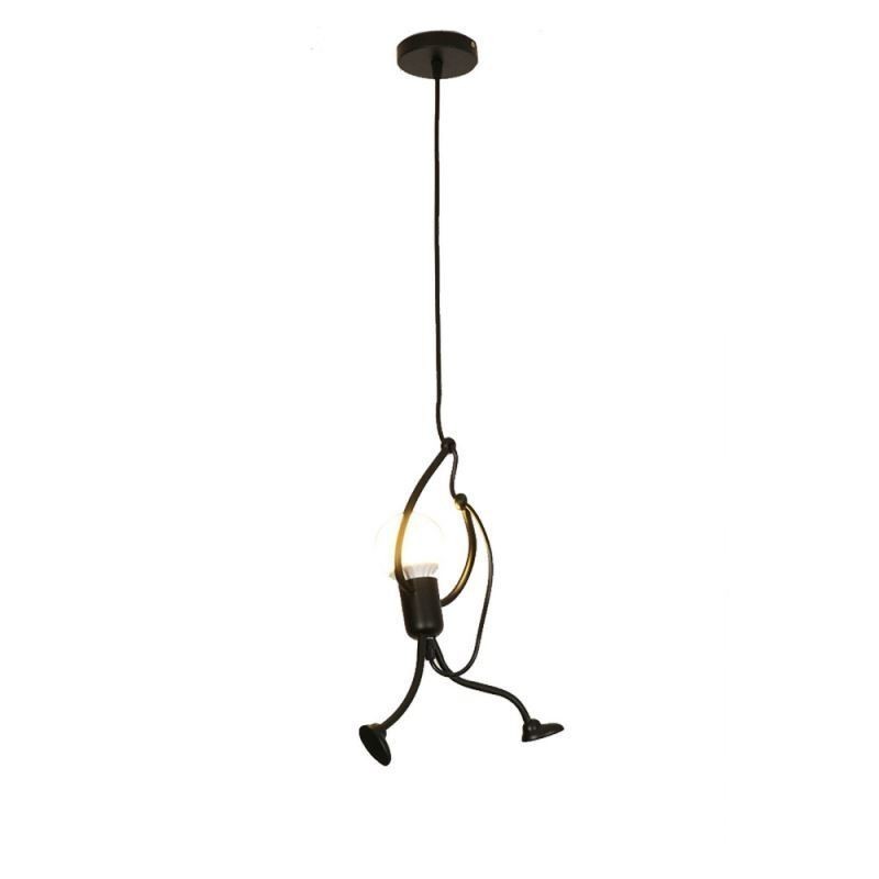 Moderné jednoduché závesné svetlo Little Man Shape Lamp Creative Light