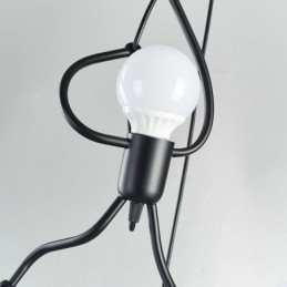 Moderné jednoduché závesné svetlo Little Man Shape Lamp Creative Light