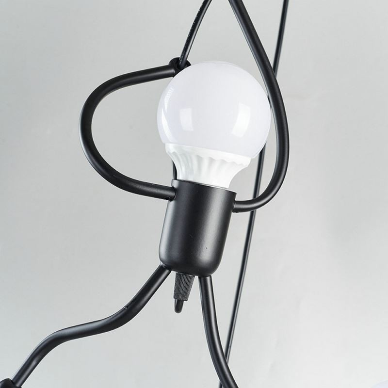 Moderné jednoduché závesné svetlo Little Man Shape Lamp Creative Light