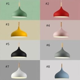 Moderné závesné svietidlo hliníková makarónová lampa domáce nastaviteľné svetlo