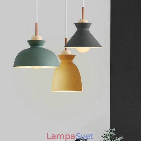 Závesné svetlo Nordic Metal Dome Macaron Colors Lamp Light Závesné svetlo Nordic Metal Dome Macaron Colors Lamp Light