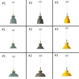 Závesné svetlo Nordic Metal Dome Macaron Colors Lamp Light