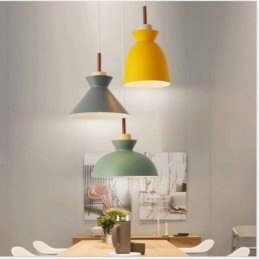 Závesné svetlo Nordic Metal Dome Macaron Colors Lamp Light
