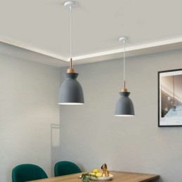 Závesné svetlo Nordic Metal Dome Macaron Colors Lamp Light