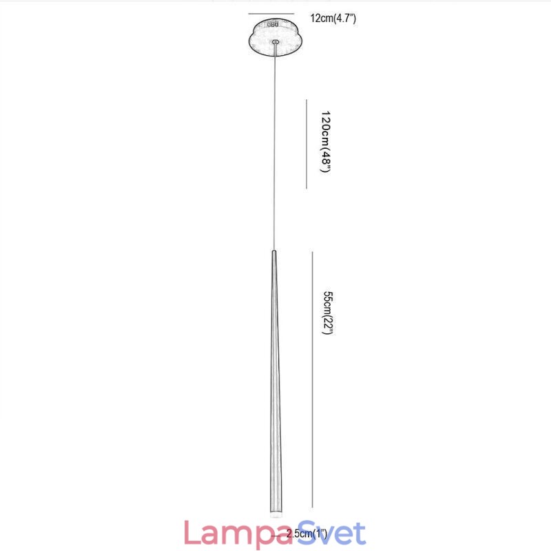 Súčasné závesné svietidlo v tvare valca lampa s meteorologickým dažďom