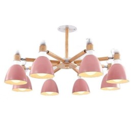 Kreatívny drevený luster Nordic Macaron Pendant Light