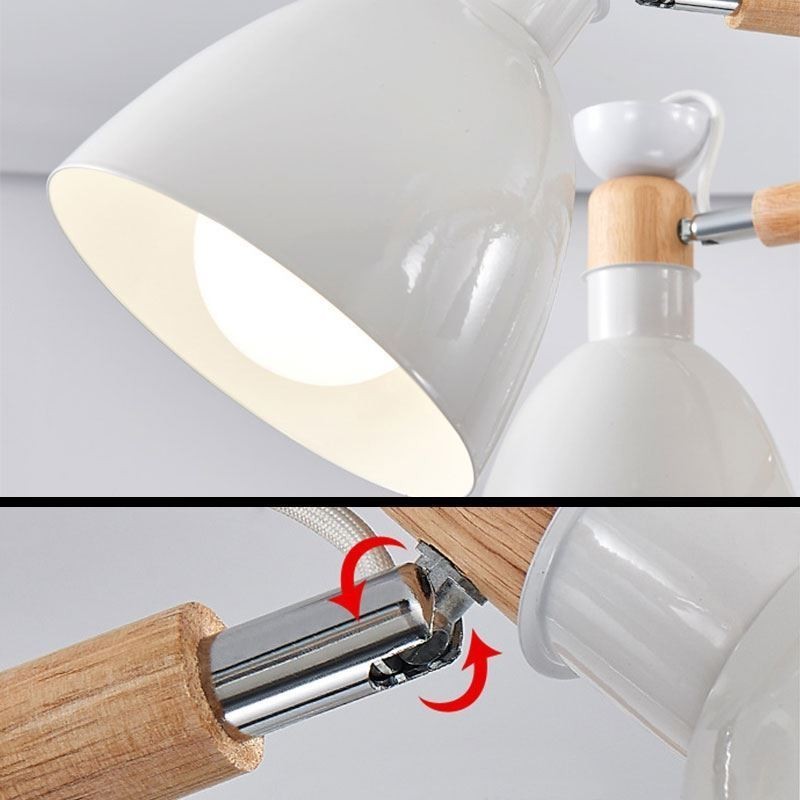 Kreatívny drevený luster Nordic Macaron Pendant Light