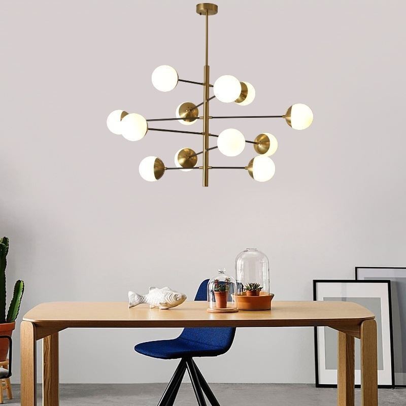 Súčasná závesná lampa Magic Bean Lusterová lampa Sputnik