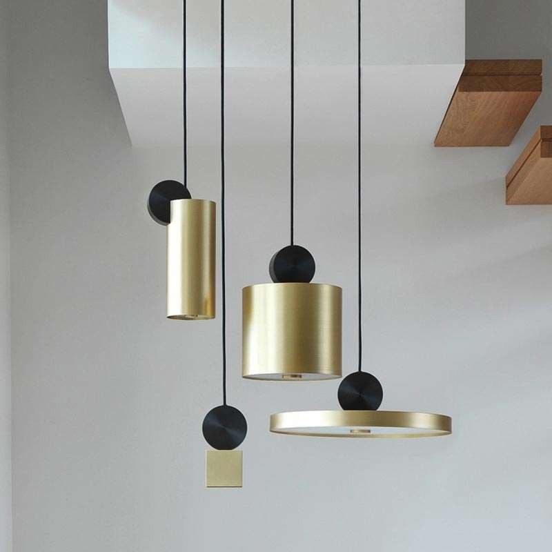 Moderné závesné svietidlo Nordic Acrylic Lamp Geometry Lighting Light