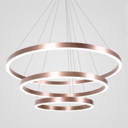 Závesná lampa na kreslenie Craft 3 krúžky 80+60+40cm