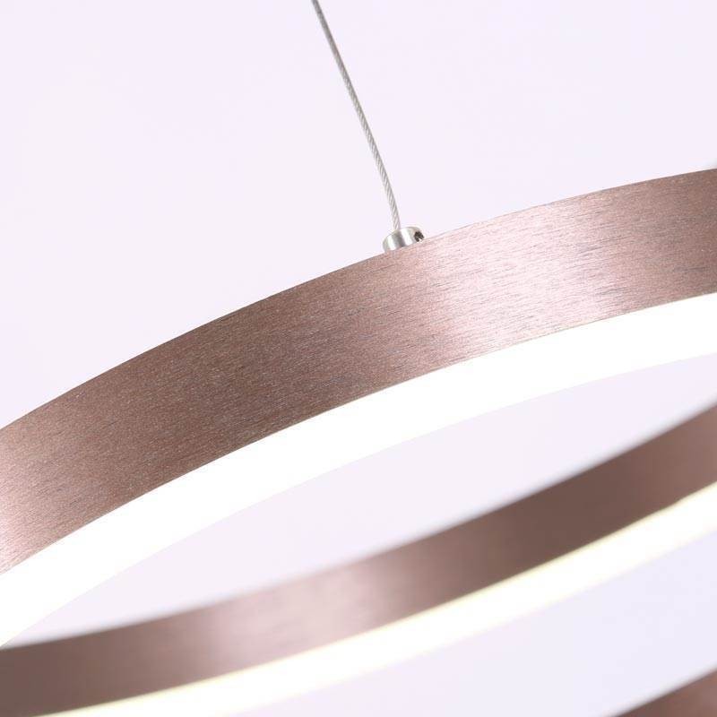 Závesná lampa na kreslenie Craft 3 krúžky 80+60+40cm