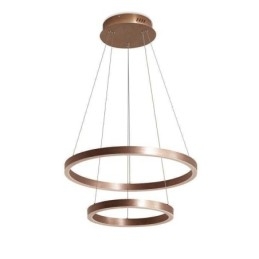 Závesná lampa na kreslenie Craft 2 krúžky 60+40cm