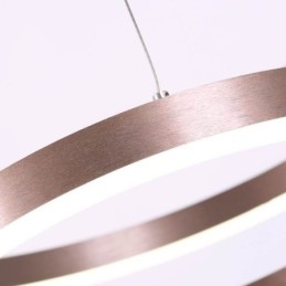 Závesná lampa na kreslenie Craft 2 krúžky 60+40cm
