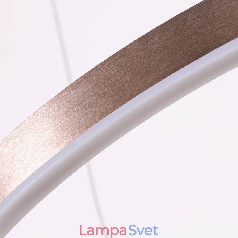 Závesná lampa na kreslenie Craft 2 krúžky 60+40cm