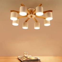 Závesné svietidlo Nordic Log Macaron Light Fitting