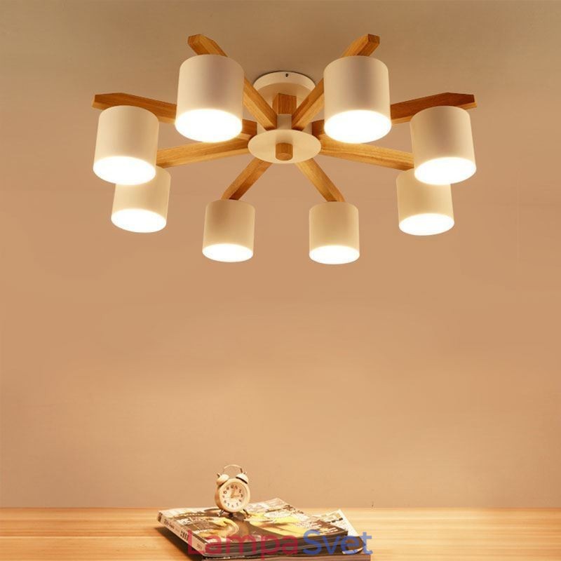 Závesné svietidlo Nordic Log Macaron Light Fitting