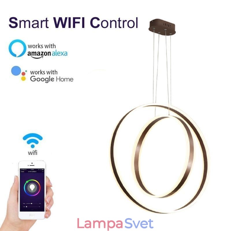 Nordic Pendant Light Akrylový prsteň Tvar Pendant Light