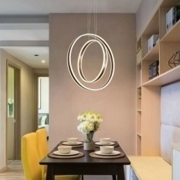 Nordic Pendant Light Akrylový prsteň Tvar Pendant Light