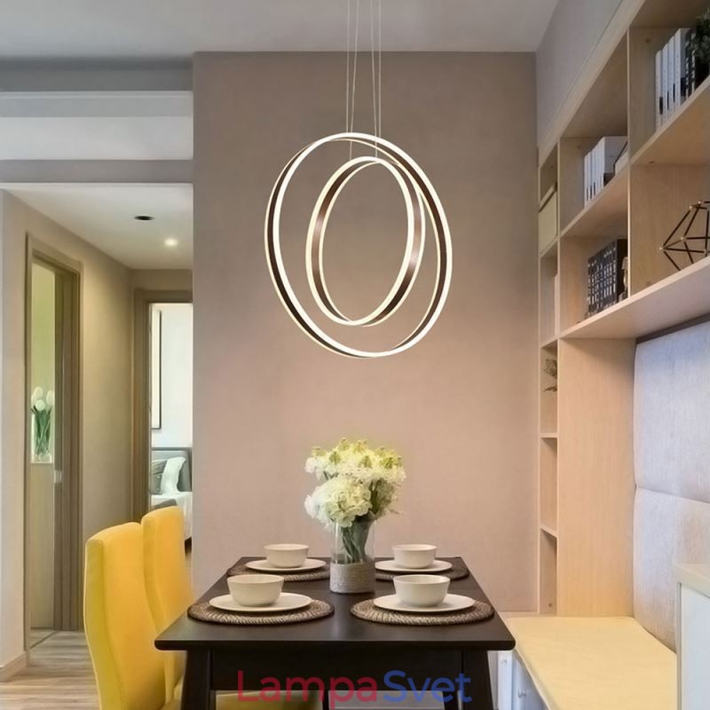 Nordic Pendant Light Akrylový prsteň Tvar Pendant Light