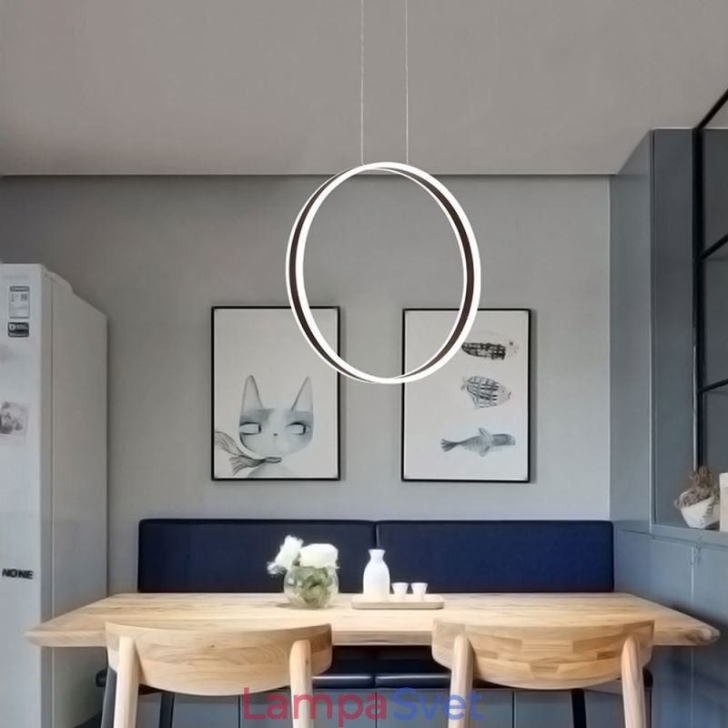 Nordic Pendant Light Akrylový prsteň Tvar Pendant Light