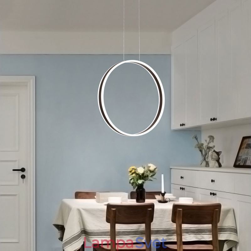 Nordic Pendant Light Akrylový prsteň Tvar Pendant Light