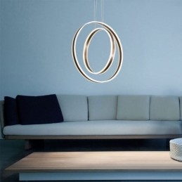 Nordic Pendant Light Akrylový prsteň Tvar Pendant Light