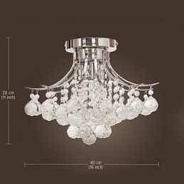 Luster Modern Crystal 3 Lights